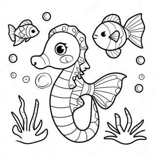 Omalovanka Stastneho Morskeho Konika S Rybimi Prateli 36141 7912