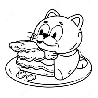 Omalovanka Garfielda Jak Ji Lasagne 36230-7914