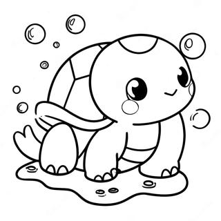 Roztomily Squirtle Plavajici Omalovanka 36598-7995