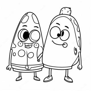Spongebob A Patrick S Legracnimi Obliceji Omalovanka 3664 474