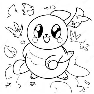 Pokeball Obklopeny Pokemony Omalovanka 36787 8044