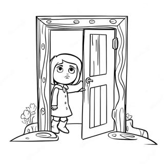 Omalovanka Coraline Zkouma Tajemne Dvere 36986 8088