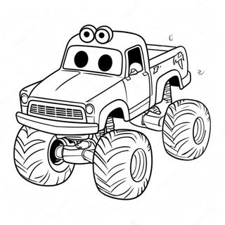 Blaze Monster Truck Zavodici Omalovanka 37554-8194
