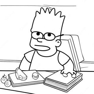 Bart Simpson Ve Tride Omalovanka 37653-8223