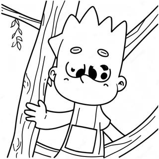 Bart Simpson Na Strome Omalovanka 37655-8230