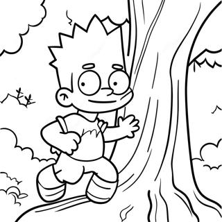 Bart Simpson Na Strome Omalovanka 37655 8232