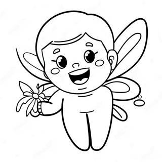 Omalovanka Stastne Zubni Vily Sbirajici Zuby 38099 8322