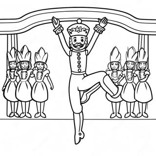 Omalovanka Truhlika Tanciciho Na Scene 38647-8451