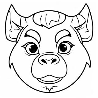 Inosuke Hashibira S Veprovou Maskou Omalovanka 3926 2759