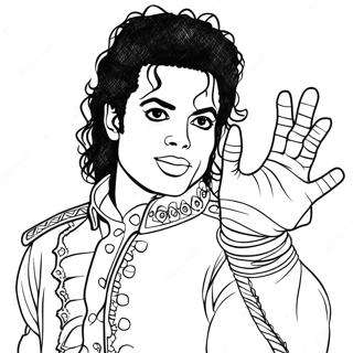 Michael Jackson S Trpytivou Rukavici Omalovanka 40544-8860