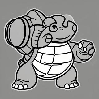 Omalovanka Blastoise S Vodnim Delem 40830-8916