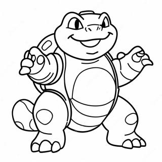 Omalovanka Blastoise V Bojove Poze 40831-8918