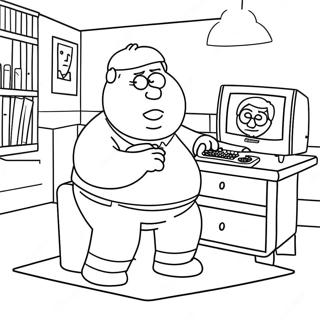 Omalovanka Chris Griffin Z Rodiny Guy Hrajici Videohry 40922 8950