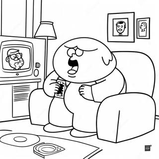 Omalovanka Chris Griffin Z Rodiny Guy Hrajici Videohry 40922 8951