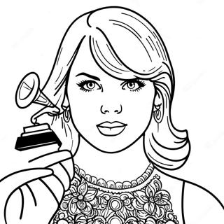 Omalovanka Taylor Swift Na Grammy 4111 1168