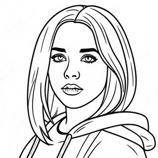 Billie Eilish Omalovánky