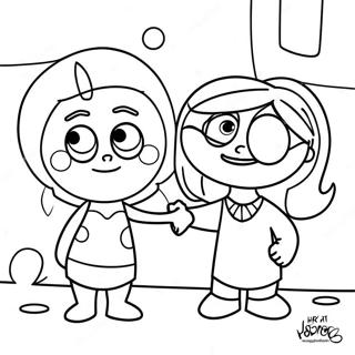 Radost A Smutek Z Vnitrniho Sveta Omalovanka 41913-9162