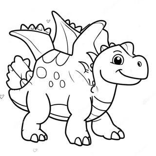 Stegosaurus Omalovánky