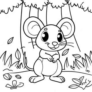 Omalovanka S Dobrodruznou Mysi V Lese 43374-9481