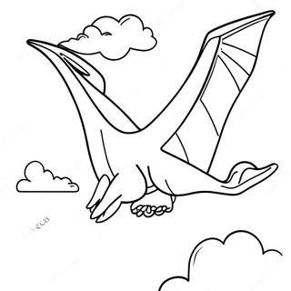 Pterodaktyl Omalovánky