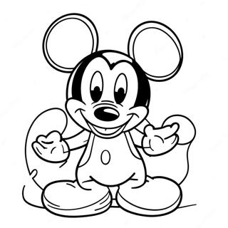 Mickey Mouse Stastna Omalovanka 4465-1066