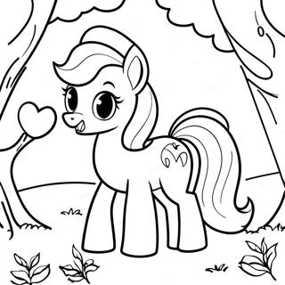 Applejack V Sadu Omalovanka 4561 530