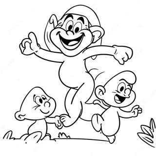 Gargamel Honici Smouly Omalovanka 46125-10110