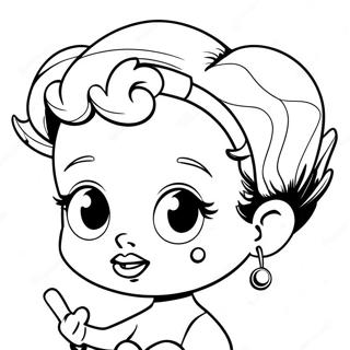 Omalovanka Roztomila Betty Boop 46528-10192
