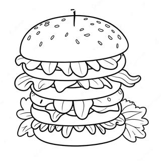 Omalovanka Lahodneho Burgeru 46805-10236