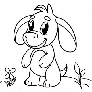 Eeyore S Kvetinou Omalovanka 47371-10354