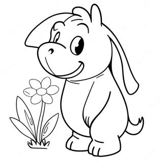 Eeyore S Kvetinou Omalovanka 47371-10356