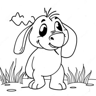 Eeyore Na Destivy Den Omalovanka 47372-10358