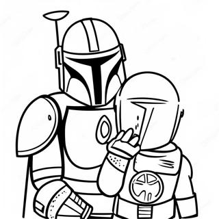 Mandalorian Omalovánky