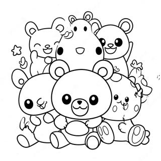Roztomily Rilakkuma S Prateli Omalovanka 49163-10751