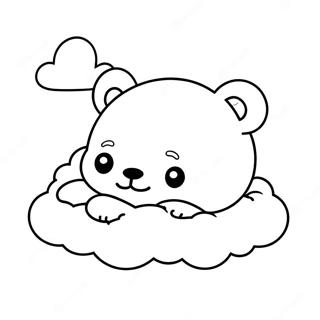 Rilakkuma Spici Na Oblacku Omalovanka 49164-10755