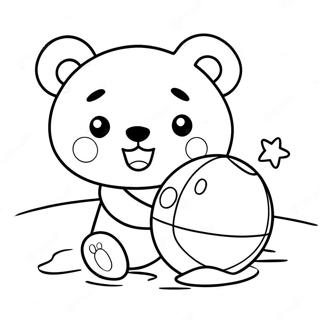 Rilakkuma Hrajici Si S Plazovym Micem Omalovanka 49166-10761