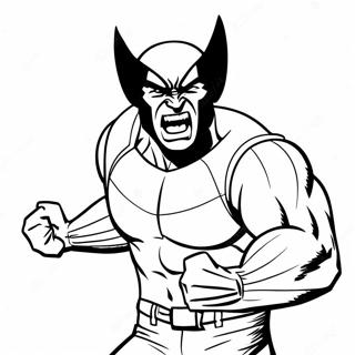 Wolverine S Divokym Revem Omalovanka 49249-10772
