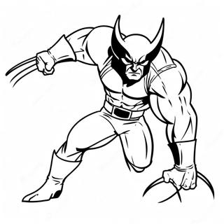Wolverine V Akcni Poze Omalovanka 49250-10775