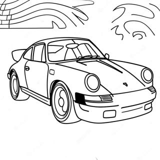 Porsche Omalovánky