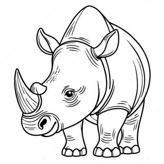 Majestatni Africky Nosorozec Omalovanka 50453-11033