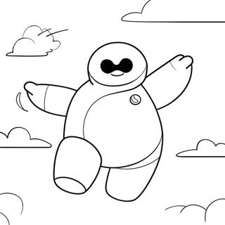 Baymax Letajici Na Obloze Omalovanka 51092-11171