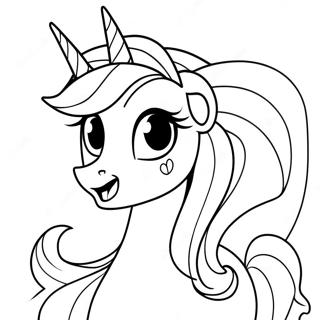 Princezna Celestia S Trpytivou Hrivou Omalovanka 51363-11232