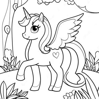 Princezna Celestia V Kouzelnem Zahrade Omalovanka 51364-11233