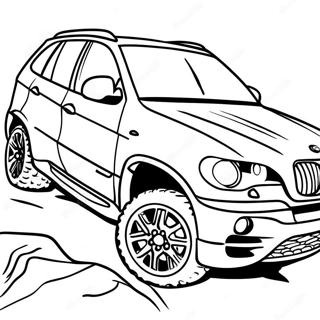 Omalovanka Bmw X5 Do Terenu 52189-11422