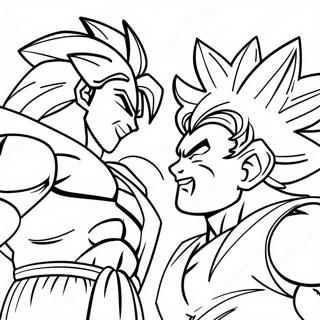 Omalovanka Broly Vs Goku 52384-11466