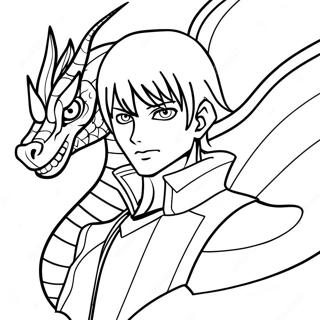 Omalovanka Seto Kaiba S Modro Okym Bilym Drakem 52487-11481