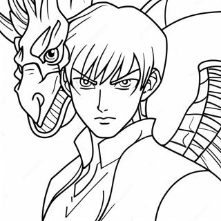 Omalovanka Seto Kaiba S Modro Okym Bilym Drakem 52487-11482