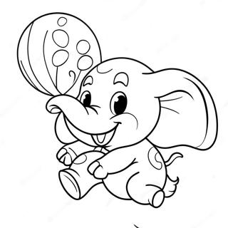 Dumbo Letajici S Balonky Omalovanka 52849-11550