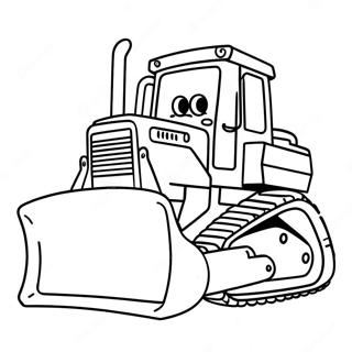 Roztomily Kresleny Buldozer Omalovanka 53034 11597