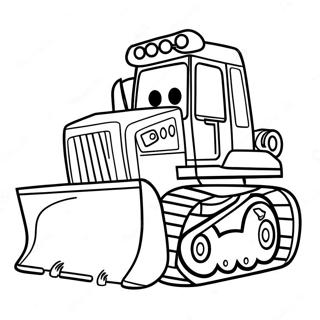 Roztomily Kresleny Buldozer Omalovanka 53034 11598